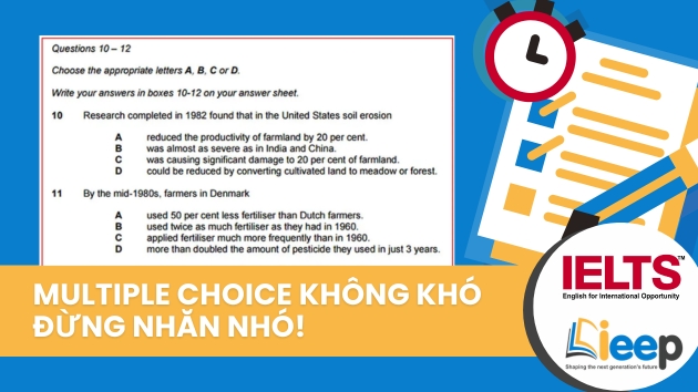 MULTIPLE CHOICE KHÔNG KHÓ - ĐỪNG NHĂN NHÓ!